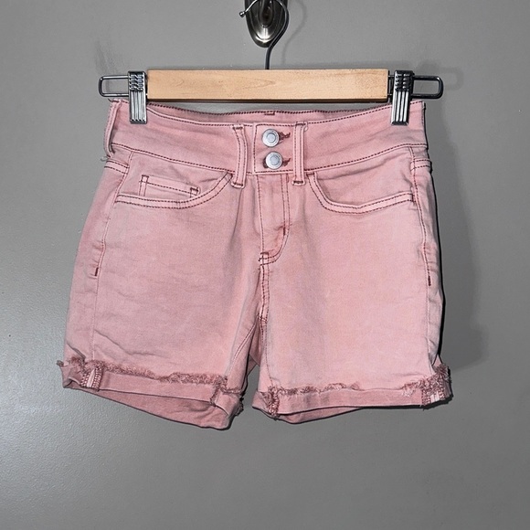 So low rise midi pink shorts - Picture 1 of 4